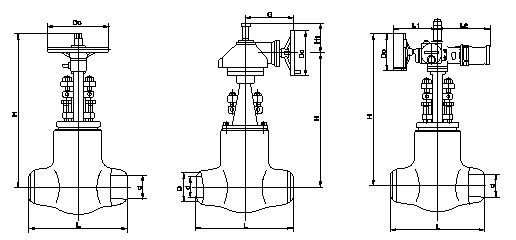 電站閘閥 Z961Y磅級(jí)